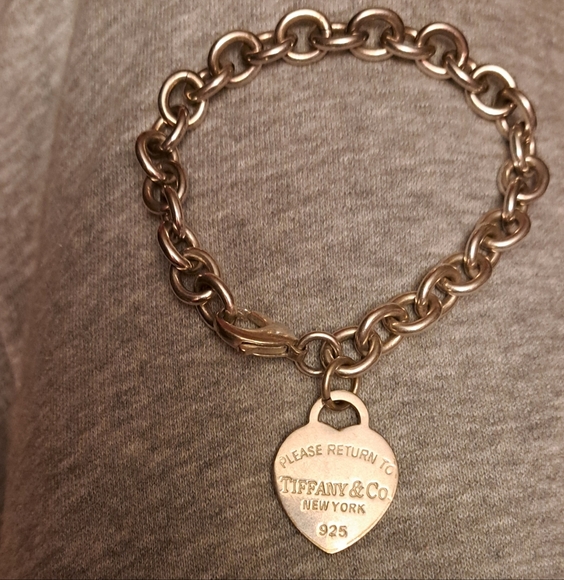 Tiffany & Co. Jewelry - EC Vintage Tiffany & Co. 925 Heart Tag Bracelet